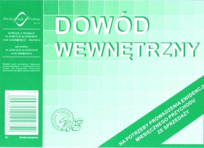 Druk Dowód wewnętrzny N-3