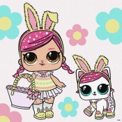 Malowanie po numerach - L.O.L. Surprise! 40x40cm