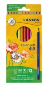  Lyra, Kredki ołówkowe Color Soft 4.0, 12 kolorów