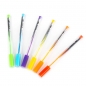 Kidea, Długopisy żelowe Fluo, 6 kolorów