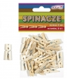 Spinacze drewniane naturalne 25mm 25szt