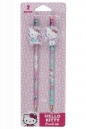 Coolpack, Ołówki z gumową nakładką Hello Kitty - Pink 1, 2 szt (10753PTR)