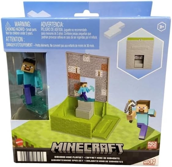 Zestaw figurek Minecraft Kopalnia diamentów (HJF93)