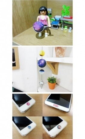 Naklejki ozdobne wypukłe Suatelier - Kosmos