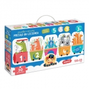 CzuCzu. Puzzle z dziurką - Pociąg do liczenia