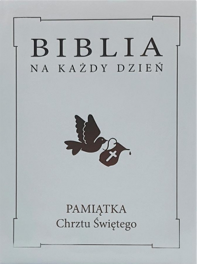 Biblia na każdy dzień. Chrzest srebro TW