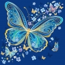  Karnet Uniwersalny - Blue Butterfly