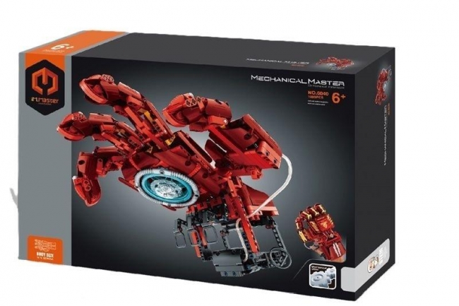 Klocki Nano Ręka czerwona 1329el