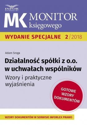 Działalność spółek z o.o. w uchwałach wspólników. - Adam Sroga