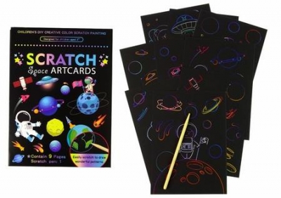 <img src='https://webimage.pl/pics/753/5/d5905679075753.jpg' style='height:440px' /> Zdrapywanka kolorowanka Kosmos