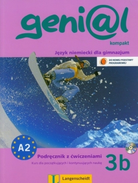 Genial 3B Kompakt podręcznik z ćwiczeniami z płytą CD dla początkujących i kontynuujących naukę - Funk Hermann, Koenig Michael, Koithan Ute