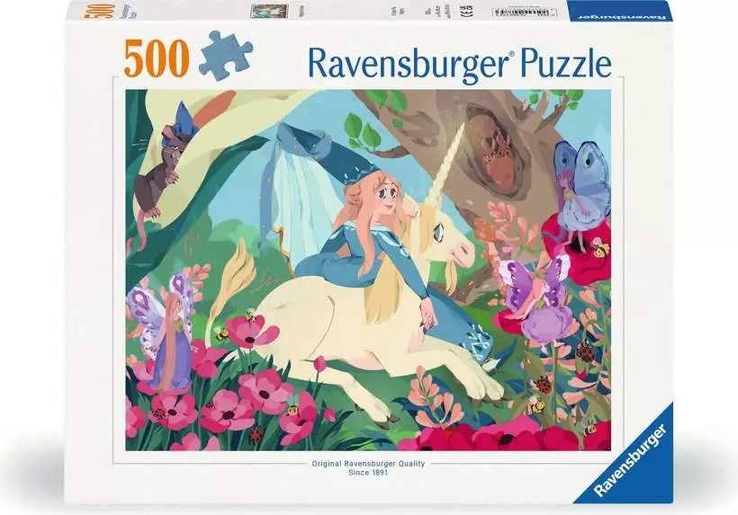 <img src='https://webimage.pl/pics/753/7/d4005555007753-4.png' style='height:440px' /> Ravensburger, Puzzle 500: Jednorożec (12000775)