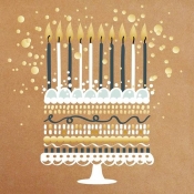 Karnet Urodziny - Craft Cake