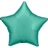  Balon foliowy Lustre Jade Green gwiazda luzem 48cm