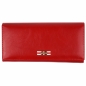 Czerwony damski portfel