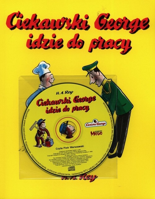 Ciekawski George idzie do pracy + audiobook