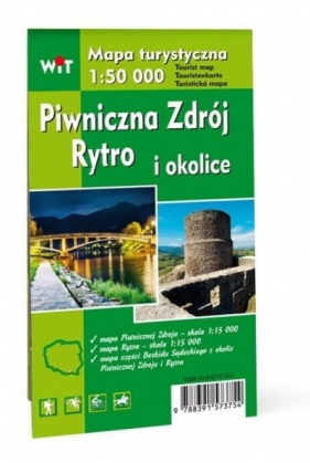 Mapa turystyczna - Piwniczna Zdrój, Rytro... WIT - Opracowanie zbiorowe