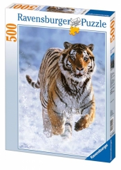 Puzzle 500: Tygrys w śniegu (144754)