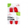 ekoSztućce ergoFork+Spoon Czerwone