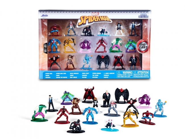 Jada Marvel Spider-Man metalowe figurki 18-pak