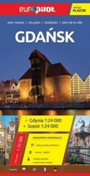 Gdańsk Gdynia Sopot plan miasta 1:22 500