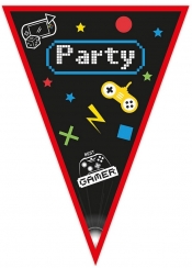 Banner Gaming Party flagi 230cm