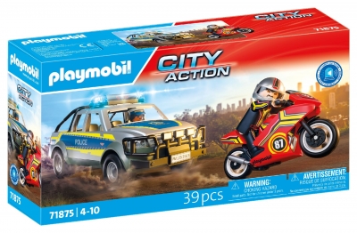 <img src='https://webimage.pl/pics/754/8/d4008789718754.jpg' style='height:440px' /> Playmobil Pościg policyjnym pick-upem 71875