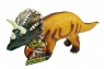 Ryczący gumowy dinozaur Triceratops 39 cm