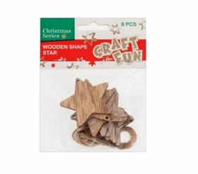 Ozdoba dekoracyjna drewniana gwiazda (438580)