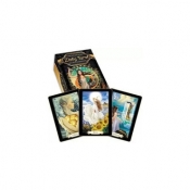 Złoty tarot – 78 kart + książka - Tarocistka Magda, Wróżbita Soleil