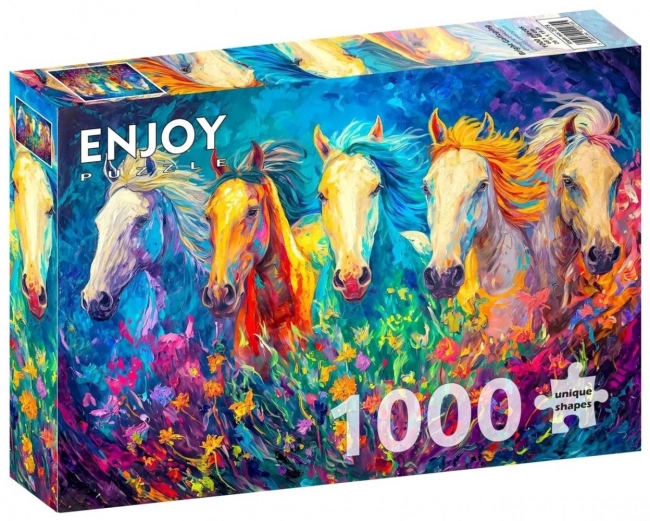 Puzzle 1000 Kolorowy galop