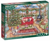Puzzle 1000: Falcon - Świąteczna oranżeria (11275)