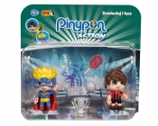 PinyPon Action - 2 pack figurek - Piłkarz i Superbohater (FPP16056/63755)