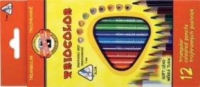 Kredki ołówkowe Koh-I-Noor Triocolor 12 kolorów (3132)