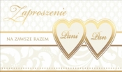 Zaproszenie PMZ-024 Ślub (5 szt.)