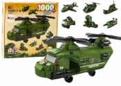 Klocki konstrukcyjne Helikopter Wojskowy 1000el
