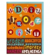 Karnet W Dniu Urodzin urodzin magicznych najlepsze życzenia