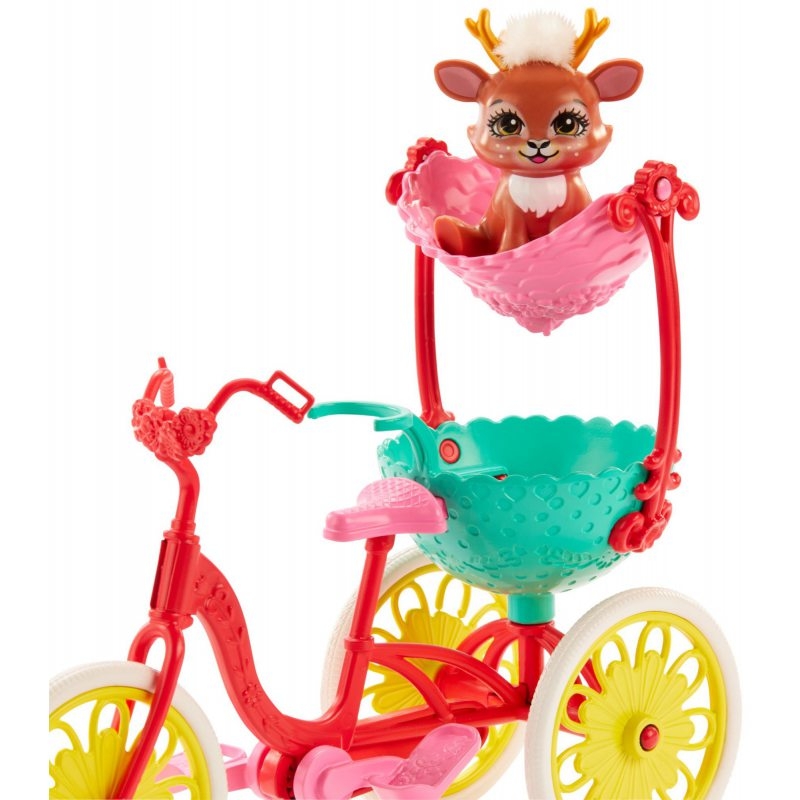 Enchantimals: Lalka Danessa Deer i zwierzątko Sprint + rower dla dwojga (FJH11/GJX300)