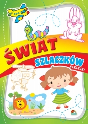 Kolorowanka. Świat szlaczków - Dziewczynka i samolot (A5, 16 str.) - Opracowanie zbiorowe