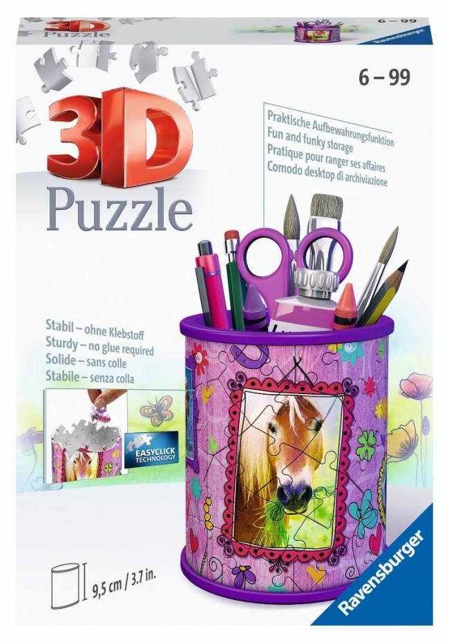 <img src='https://webimage.pl/pics/756/1/d4005556111756.jpg' style='height:440px' /> Puzzle 3D Horse Pencil Cup