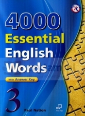 4000 Essential English Words 3 książka + ćwiczenia + klucz odpowiedzi - Paul Nation