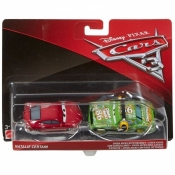 CARS 3 Dwupak Chick Hicks with Headset & Natalie Certain Die-Cast Vehicle (DXV99/DXW07)