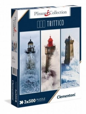 Puzzle Plisson Trittico 3x500 elementów