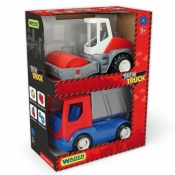 Tech Truck Wywrotka i walec w kartonie (35375)