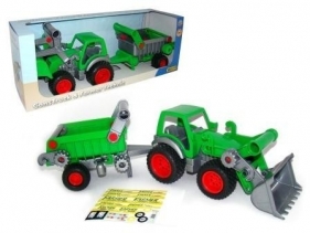 Traktor ładowarka z naczepą (37756)