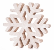 Płatek śniegu 20cm Dekoracja drewniana