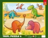 Dinozaury - Puzzle Ramkowe - 6 elementów (31075)