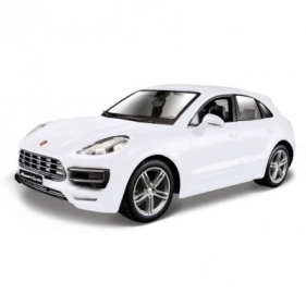 Bburago, Porsche Macan 1:24 - biały (18-21077)