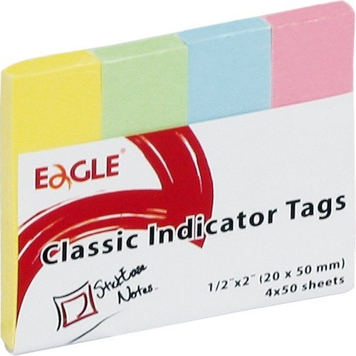 Eagle zakładki indeksujące pastelowe 20x50mm 652-5P (150-1374)