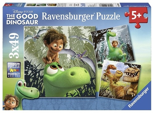 Puzzle Przyjazny Dinozaur 3x49 (094066)
